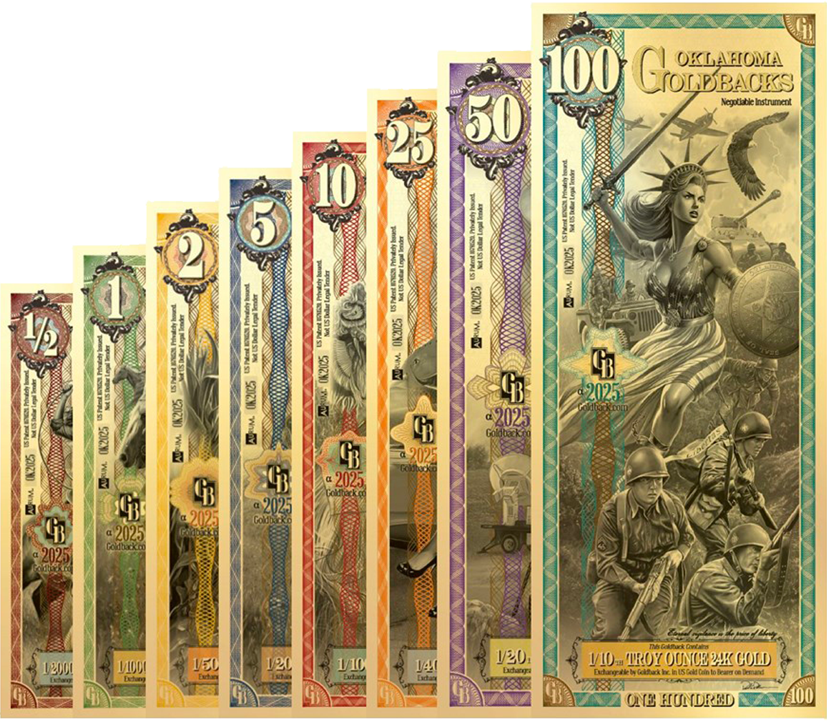 Goldback Series Oklahoma