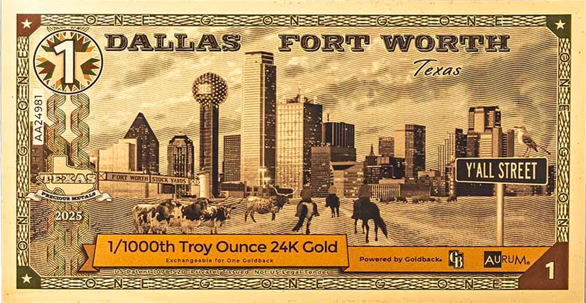 Goldback Series Texas