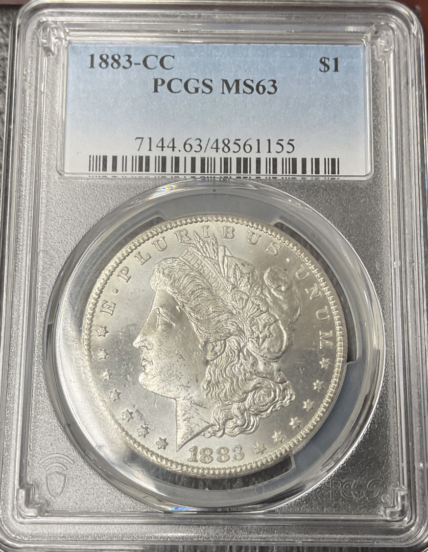 1883-CC Morgan Dollar