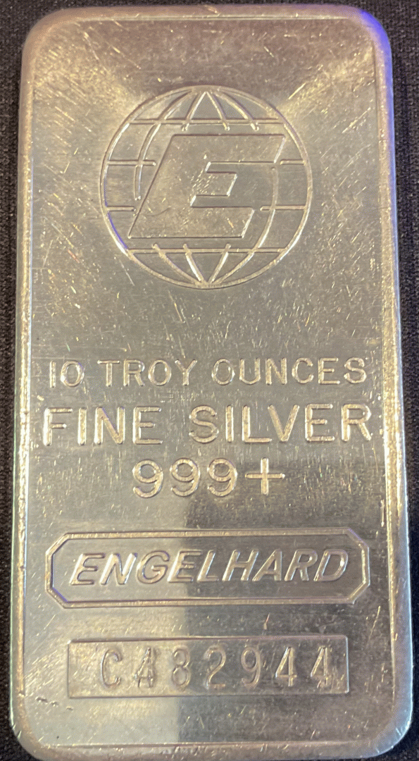 10 oz Engelhard Silver Bar