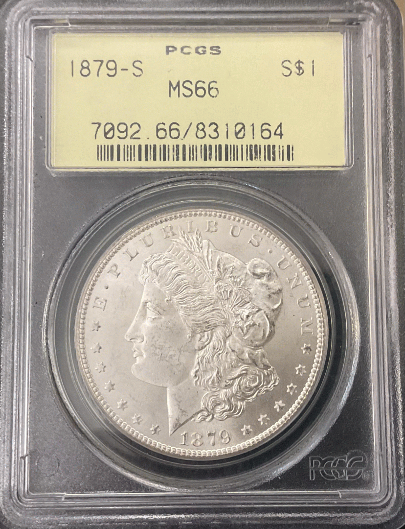 1879-S Morgan Dollar PCGS MS 66