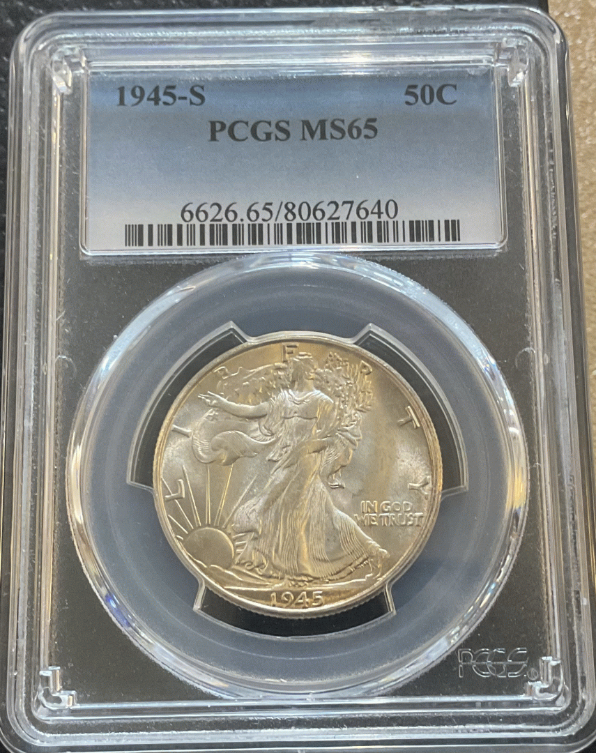 1945-S Walking Liberty Half