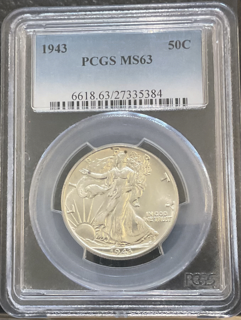 1943 Walking Liberty Half