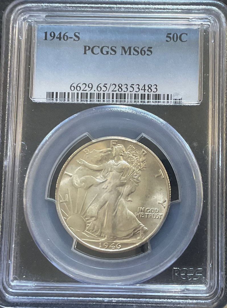 1946-S Walking Liberty Half